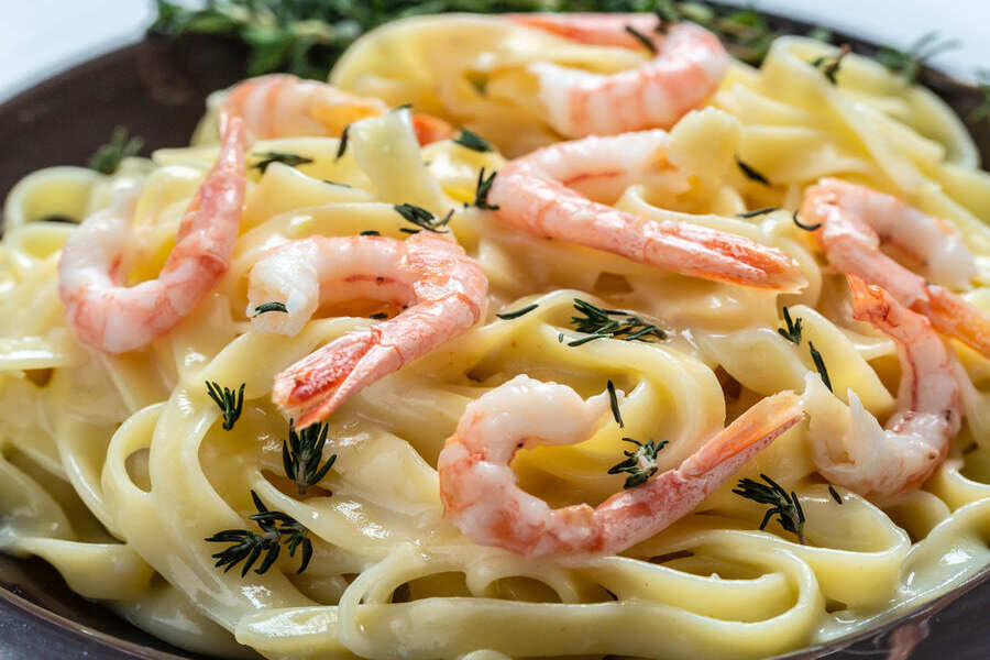 Shrimp Alfredo